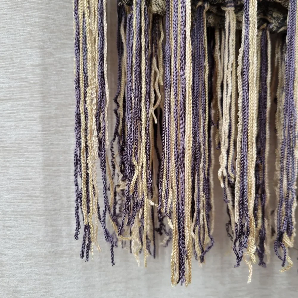 CBK Silk Paisley Tapestry Fringe Shawl Scarf